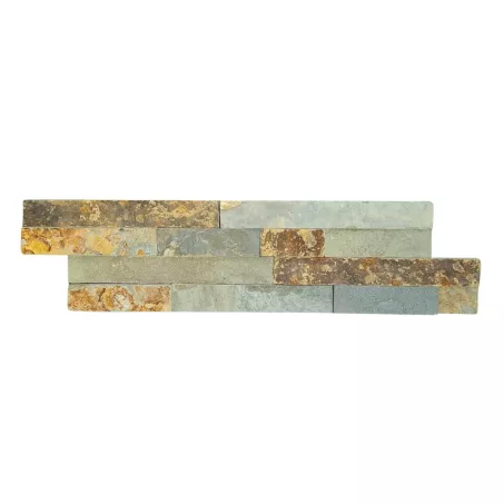 Természetes kőpanel IWS006 barna-szürke, 10x36 cm