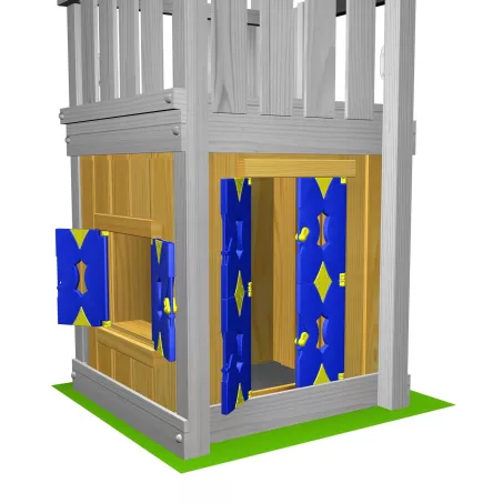 Jungle Gym Playhouse modul 145 közepes és nagy tornyokhoz