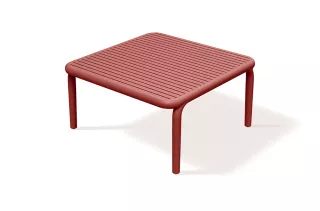 Kerti kávé asztal BRENE retro vörös