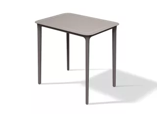 Kerti étkező asztal 57 cm RIMO, földszín