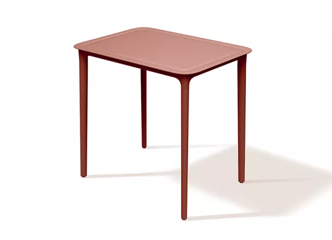 Kerti étkező asztal 57 cm RIMO, égetett tégla