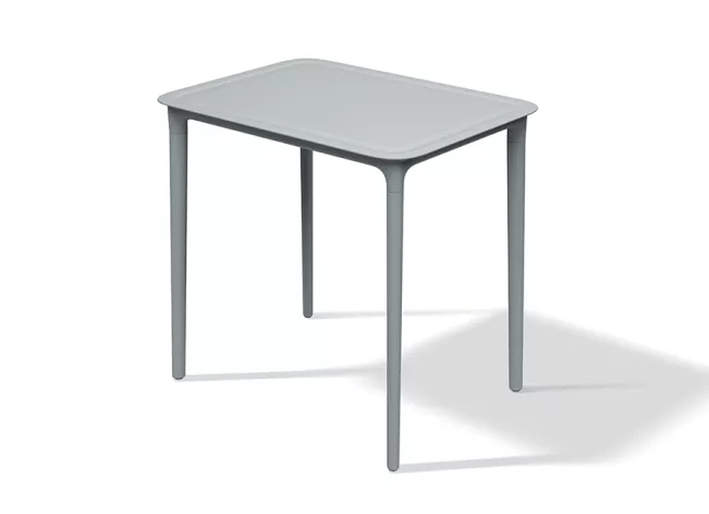 Kerti étkező asztal 57 cm RIMO, achát szürke