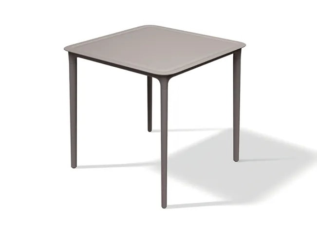 Kerti étkező asztal 78 cm RIMO, földszín