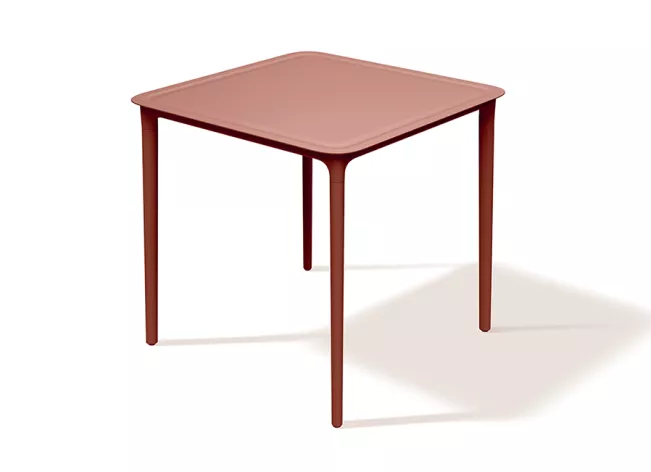 Kerti étkező asztal 78 cm RIMO, égetett tégla