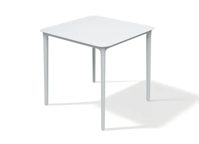 Kerti étkező asztal 78 cm RIMO, fehér