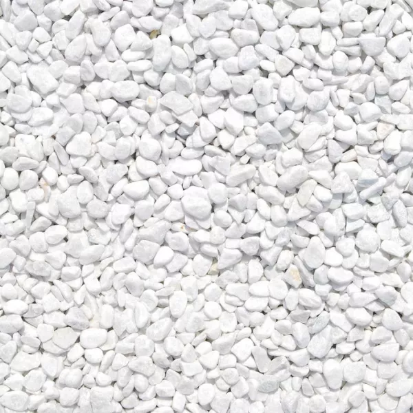 Márványkavics- Bianco Carrara- 5-12mm  25 kg/zsák (400015)