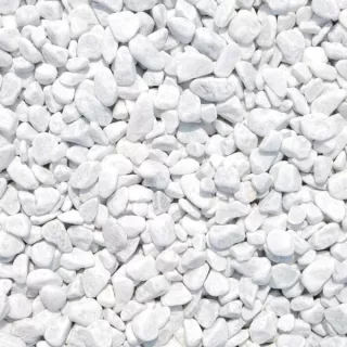 Kavics Bianco Carrara fehér 12-16mm 25kg/zsák (400085)