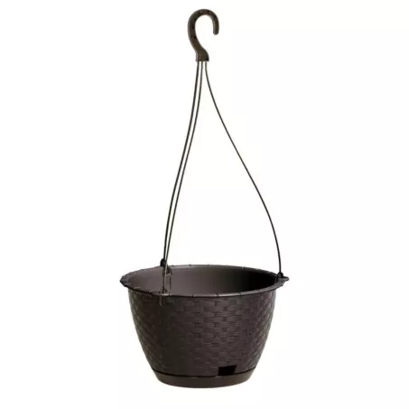 Függő rattan kaspó 24 cm, umber (DRLW240/440U)