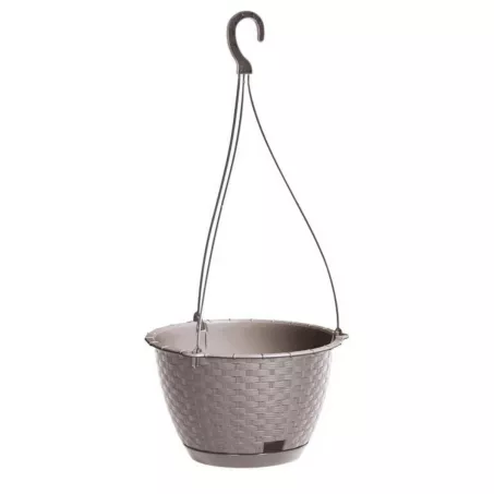 Függő rattan kaspó 24 cm, többféle színben (DRLW240)