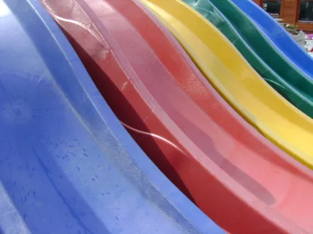 Csúszda 2,4 m HDPE, türkiz (500026/türkiz)
