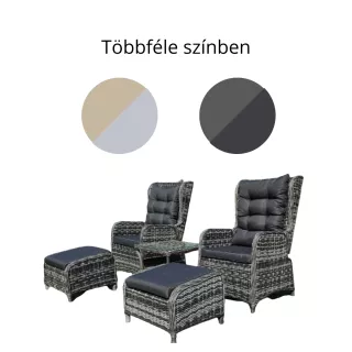 Rattan kerti garnitúra 5 részes, többféle színben (BYH038W-1)