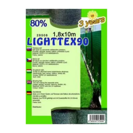 Árnyékolóháló- Lighttex90 1,8x10m