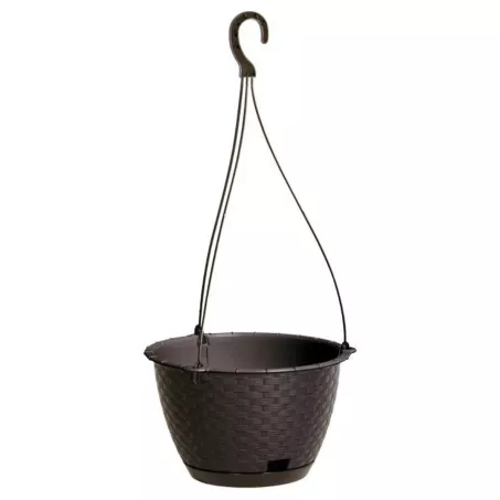 Függő rattan kaspó, umber (440U)