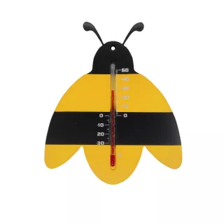 Hőmérő kültéri, műanyag méhecske forma