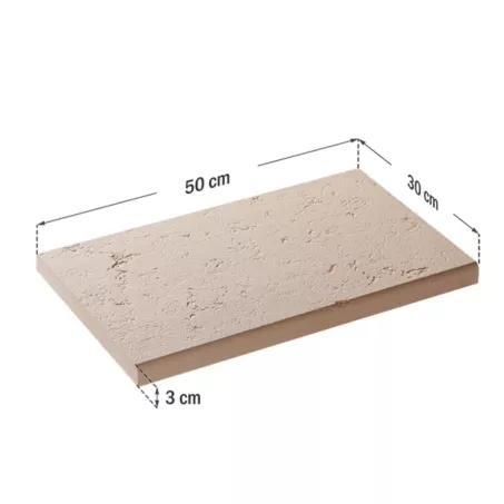 Róma Classic kerítésfedlap, 50x30x3 cm (600552)