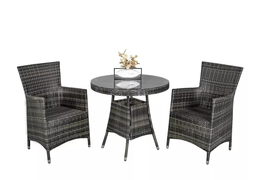 Rattan garnitúra 3 részes, barna (R60-3)